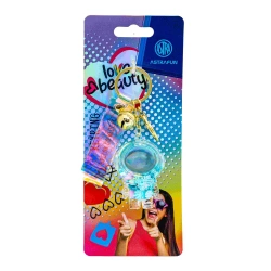 Brelok metalowy z płynnym wypełnieniem Astrafun Love and Beauty 1szt.mix - ASTRA art-pap