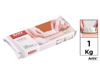 Glina modelarska 1kg biała - Artix