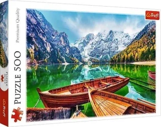 Puzzle 500 Jezioro Braies, Włochy TREFL - INTERDRUK