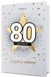 Karnet Urodziny 80 - Pan Dragon
