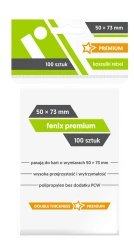Koszulki na karty Rebel (50x73 mm) Fenix Premium 100 sztuk
