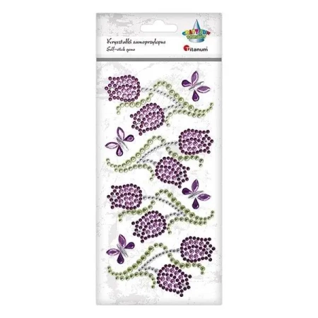 Kryształki samoprzylepne tulipany 8szt - Titanum