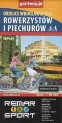 Mapa dla rowerzystów i piechurów-Okolice Wrocławia - praca zbiorowa