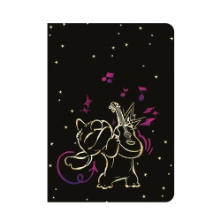 Zeszyt A5 32k. 3 linie kolor Disney Gold Stitch wzór 1 - PATIO