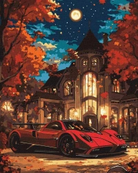 Malowanie po numerach - Życie w luksusie 40x50cm - Ideyka