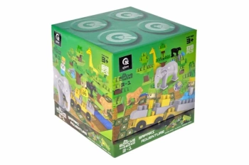 Klocki konstrukcyjne Block&Steps Przygody na Safar - Qbee