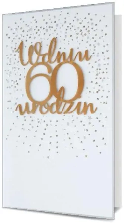 Karnet KL B6 Urodziny 60 HM100-980 - Pan Dragon