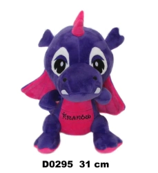 Smok "Kraków" fiolet róż 31cm - Sun-Day