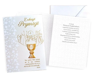 Karnet B6 Prymicja - Kukartka