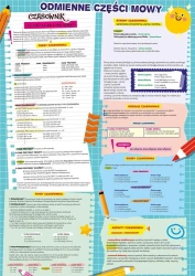 Dwustronna plansza/ściąga A4 Język polski - Henry