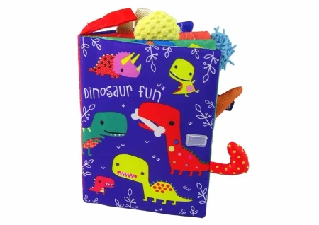 Książeczka miękka dinozaury - Leantoys