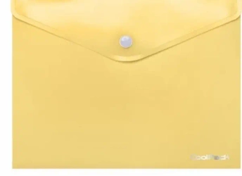 Koperta na dokumenty A4 na zatrzask Coolpack pastel żółta