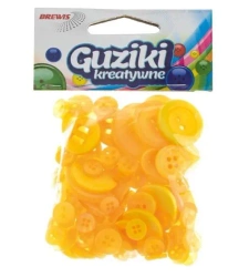 Guziki kreatywne żółte 40g - Brewis