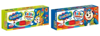 Farby plakatowe 20ml 10 kolorów BAMBINO - ST-MAJEWSKI