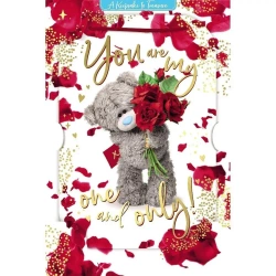 Kartka holograficzna 3D You are my one and only - Carte Blanche Greetings Ltd.