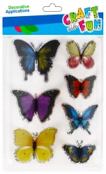 Ozdoba dekoracyjna Naklejki 3d 7szt Cf Pbh 12/288 - Craft with Fun