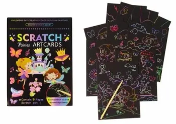 Zdrapywanka kolorowanka Wróżka - Leantoys