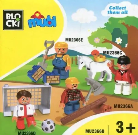 Klocki Blocki MUBI Figurka Farmerka (zestaw uzupełniający) - Icom