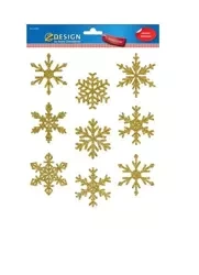 Naklejki foliowe - Złote gwiazdki na okno - Zdesign