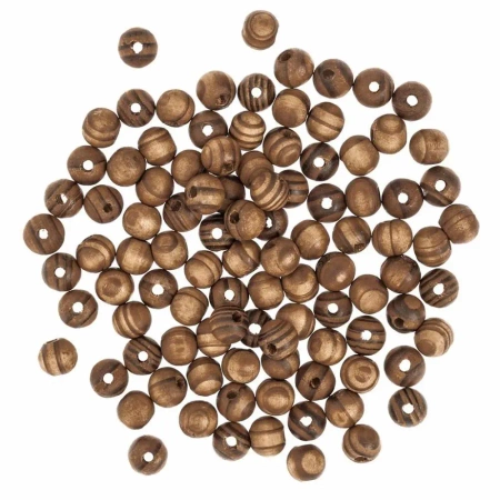 Koraliki drewniane sosnowe 10mm 100szt - Dalprint dpCraft