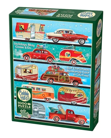 Puzzle 1000 Świąteczna podróż G3 - Cobble Hill