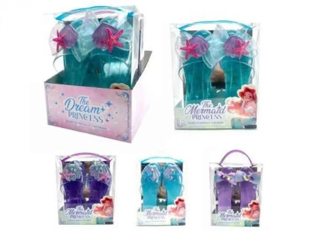 Pantofelki księżniczki niebieskie MIX - Madej