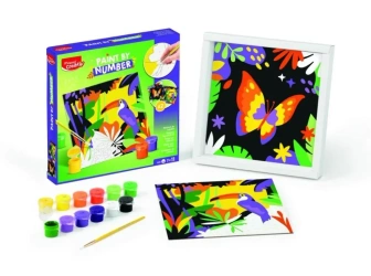 Creativ malowanie po numerach papuga/motyl - Maped