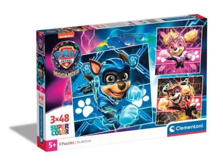Puzzle 3x48 Super Kolor Psi Patrol - Clementoni