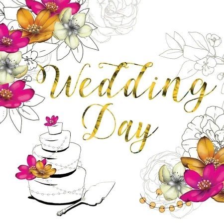 Karnet Swarovski kwadrat CL1417 Ślub kwiaty - Clear Creations