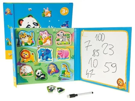 Puzzle i tablica suchościeralna z długopisem - ADAR