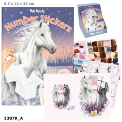 Zestaw z naklejkami Number Sticker Miss Melody 13879A