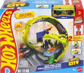Hot Wheels. JBM63 City. Zakręcony tor węża+autko