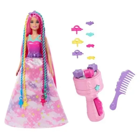 Barbie Dreamtopia Księżniczka Zakręcone pasemka - Mattel
