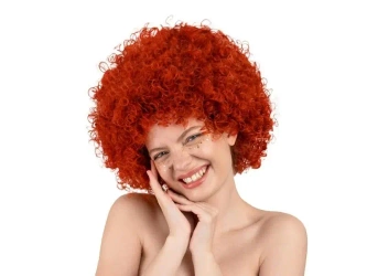 Peruka Afro ruda - PartyDeco