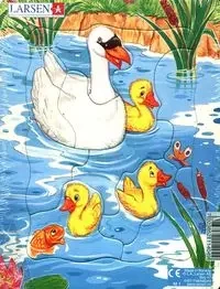 Układanka Słodkie zwierzaki 10 elementów - Larsen