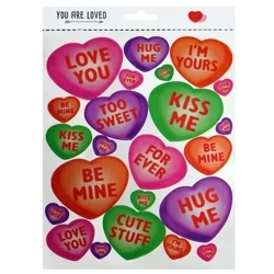 Naklejki serca z napisami - Arpex