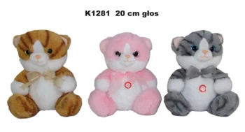 Kot z głosem 20cm MIX - Sun-Day