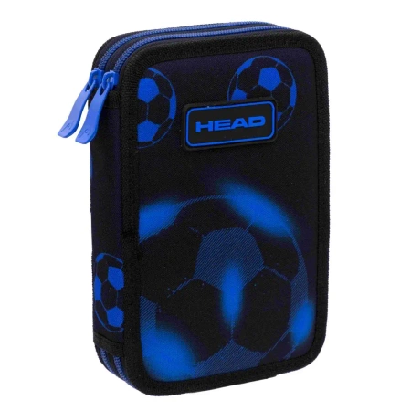 Piórnik podwójny bez wyp Head Neo Blue Football - ASTRA papiernicze