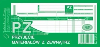 PZ przyjęcie materiałów z zewnątrz 352-8 - Michalczyk i Prokop