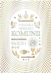 Karnet B6 Komunia. Kropki - Henry