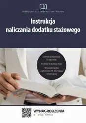 eBook Instrukcja naliczania dodatku stażowego - Jakub Pioterek
