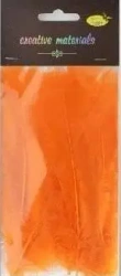 Piórka miękkie pomarańczowe 15szt - Galeria Hobby