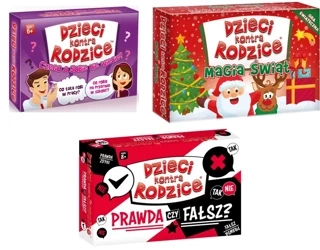 3w1 DZIECI KONTRA RODZICE CZEGO O SOBIE NIE WIECIE MAGIA ŚWIĄT PRAWDA FAŁSZ