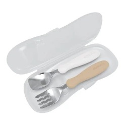 Sztućce z etui milk/potato 18m+ - edisonMAMA