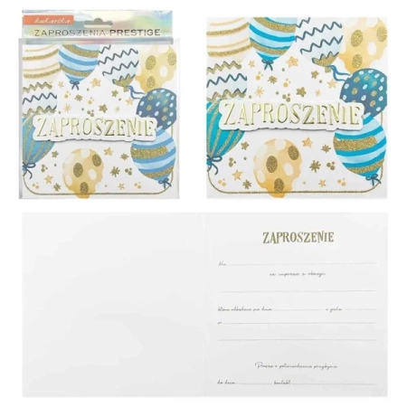 Zaproszenie 5szt - Kukartka