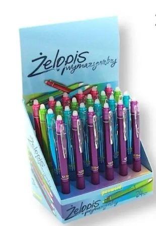 Żelopis wymazywalny niebieski (24szt) - Penword