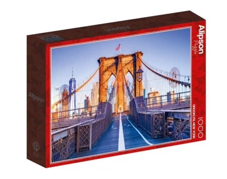 Puzzle 1000 Nowy York, Most Brookliński - Alipson