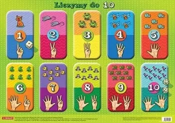 Plansza edukacyjna - Liczymy do 10 - Opracowanie zbiorowe