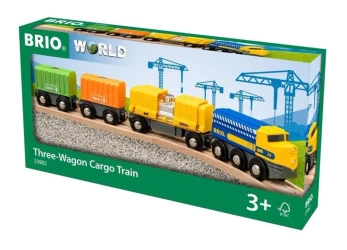 Brio Trzywagonowy pociąg towarowy - Ravensburger