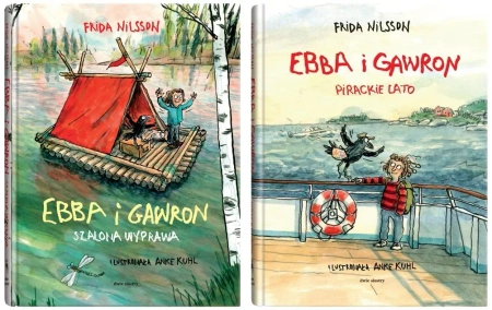 Ebba i Gawron PAKIET Pirackie lato + Szalona wyprawa Frida Nilsson - Frida Nilsson